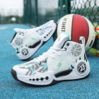 Men's Breathable Anti-Slip Basketball Running Sneakers