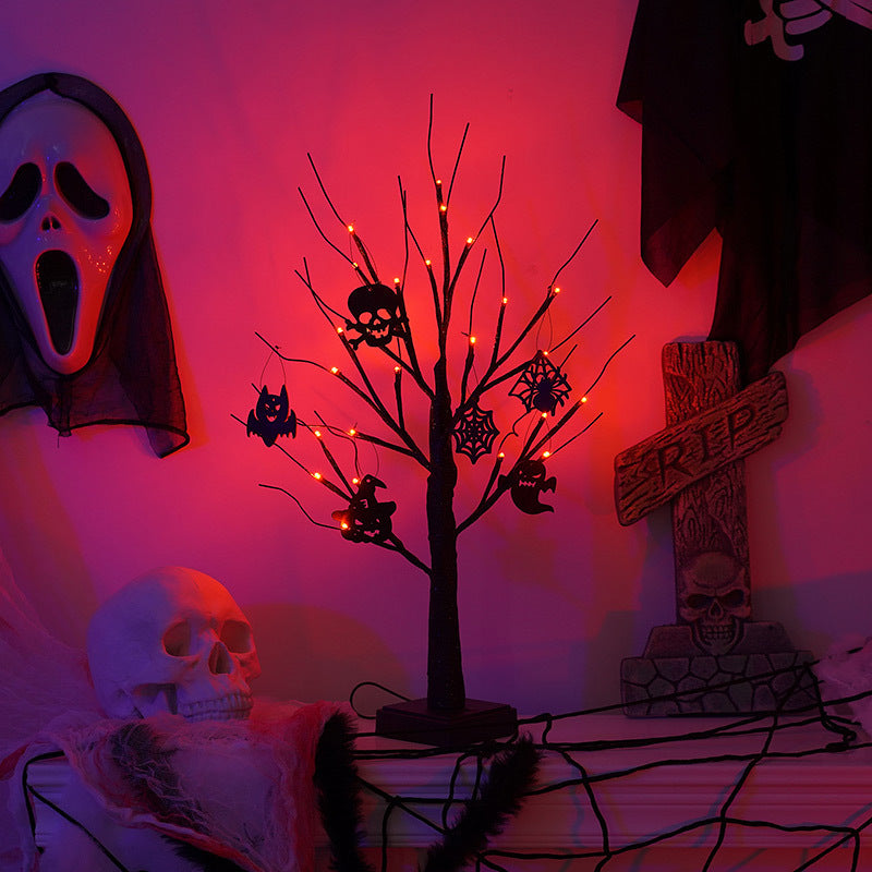 Halloween tree lanterns