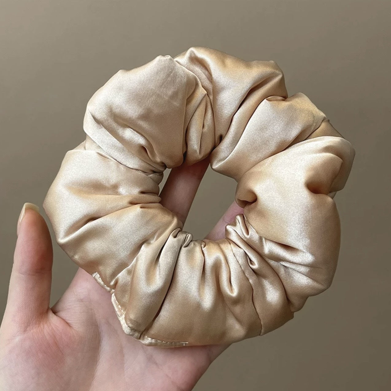 Silk Hair Tie Oversized Scrunchie