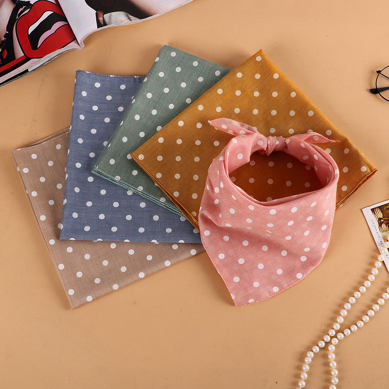 Korean style wave printing breathable absorbent square towel