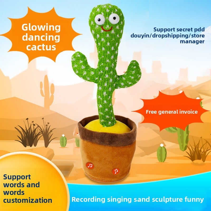 Dancing cactus electric toy