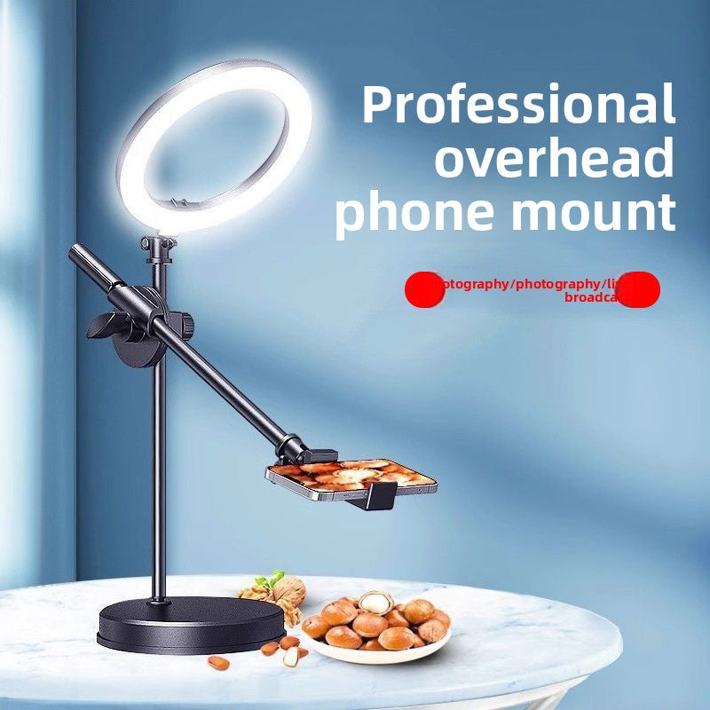 Desktop disc overhead shooting stand