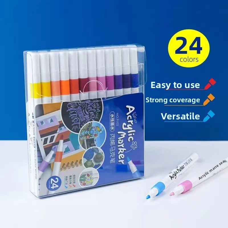 24-color quick-drying watercolor markers