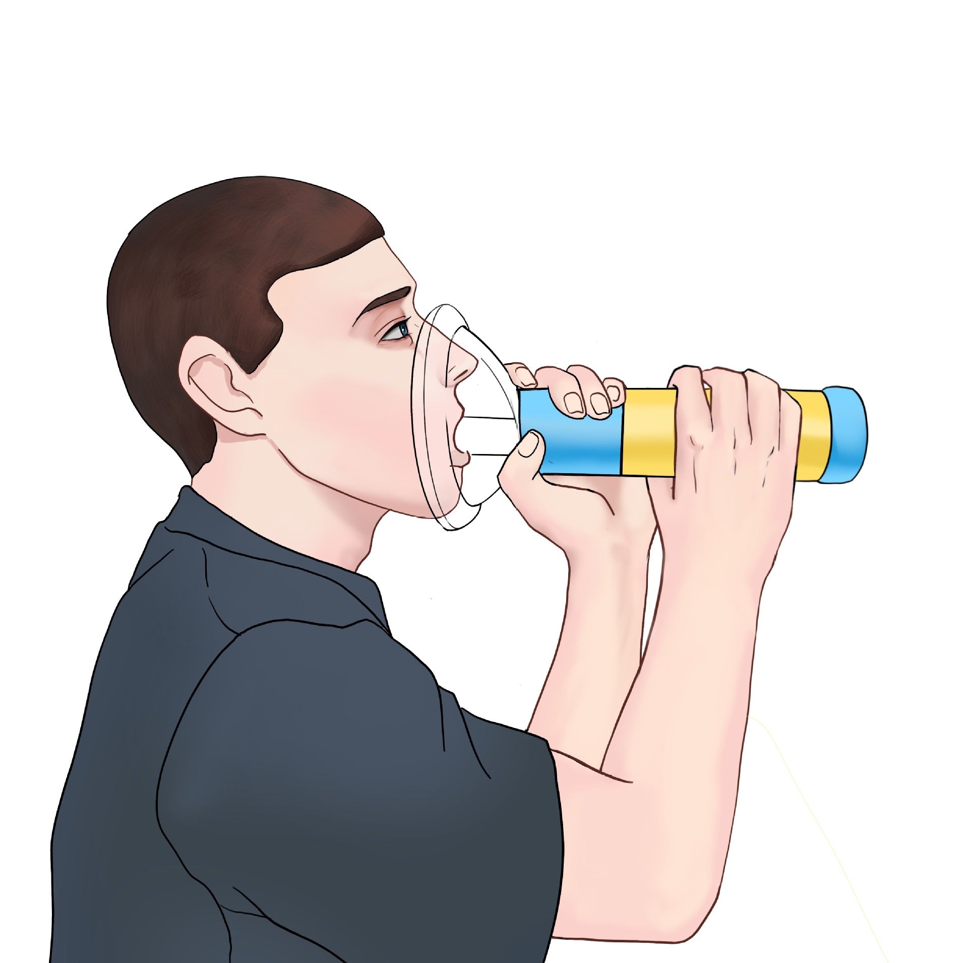 Respiratory Training Mask for Choking Emergency Practice