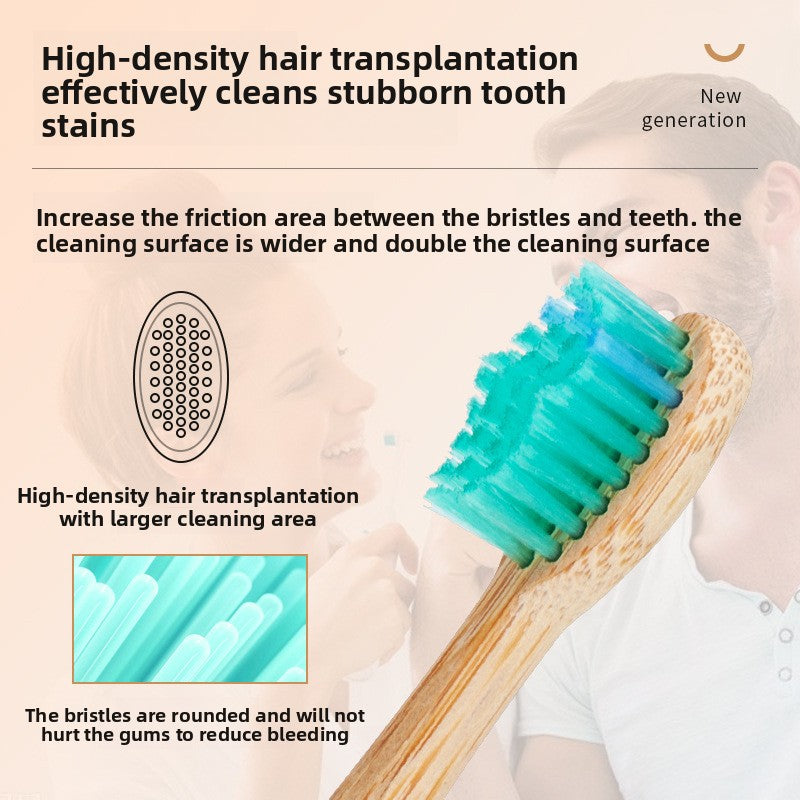 Biodegradable organic bamboo toothbrush