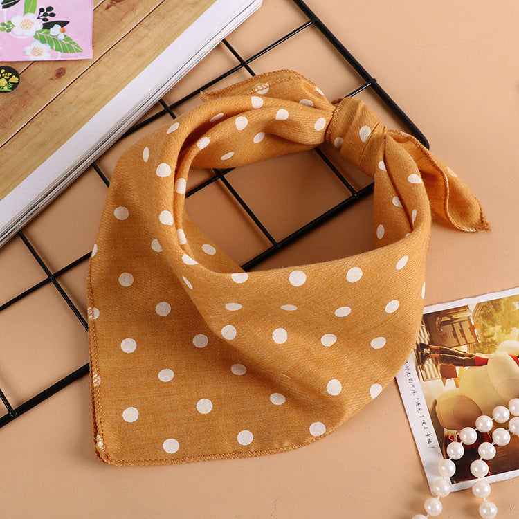 Korean style wave printing breathable absorbent square towel