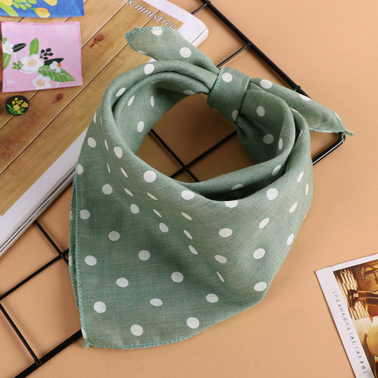 Korean style wave printing breathable absorbent square towel