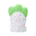 Baby anti-biting silicone teething gloves