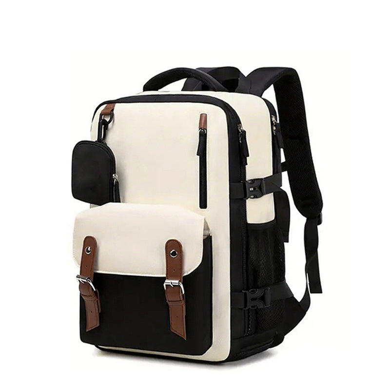 Unisex Casual Travel Backpack with Dry-Wet Separation