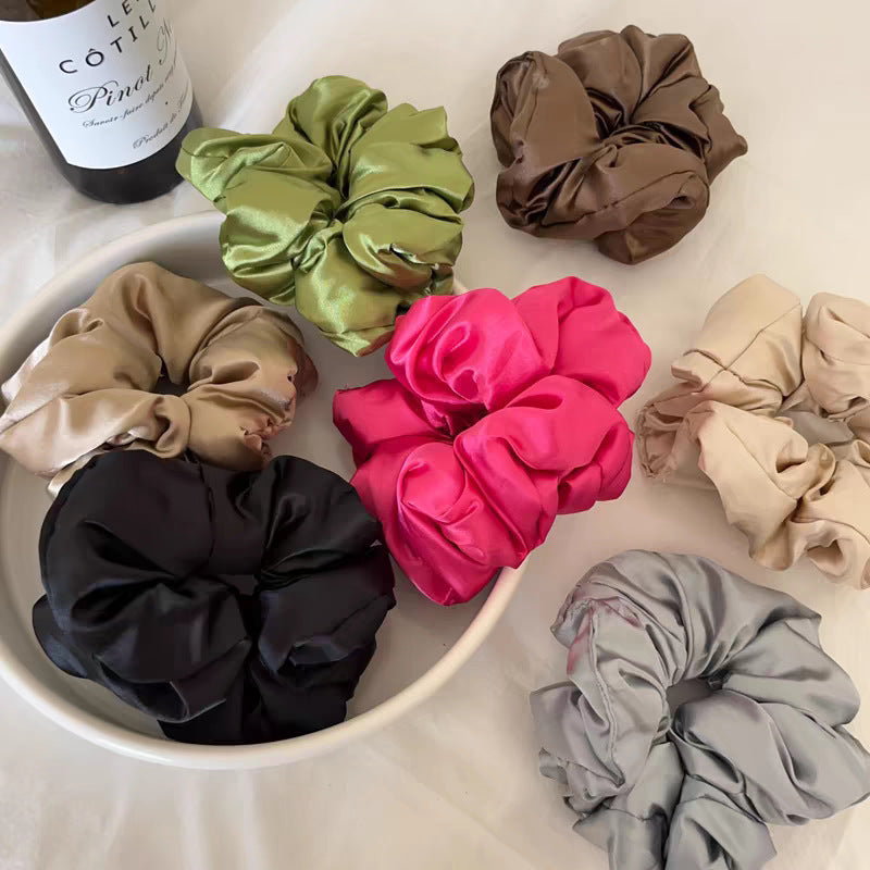 Silk Hair Tie Oversized Scrunchie