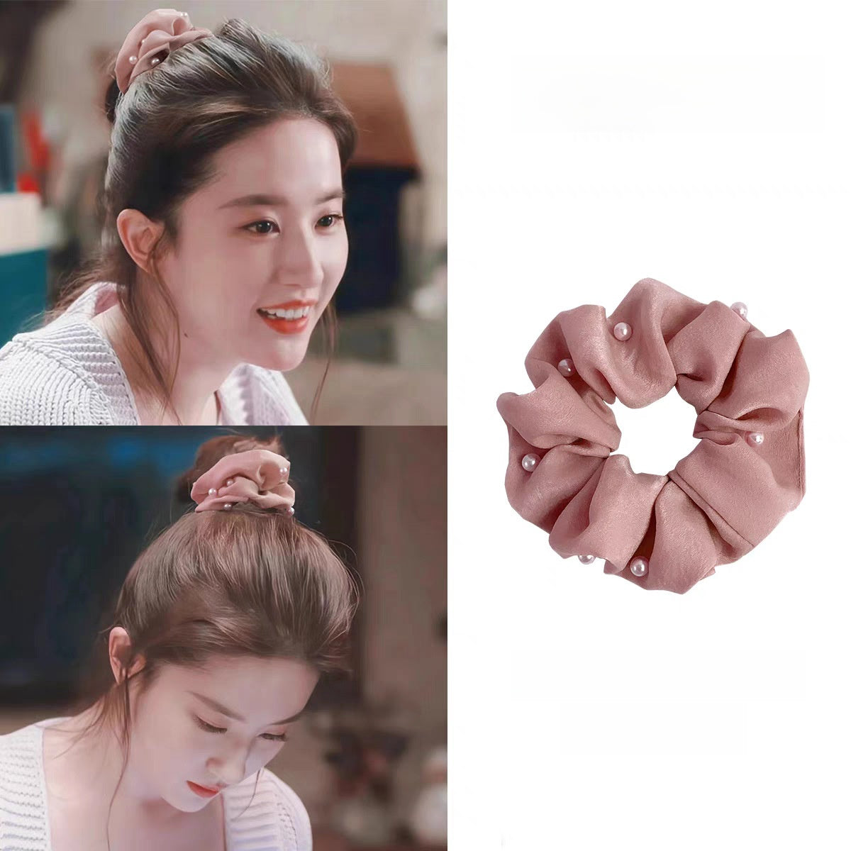 Silk Hair Tie Oversized Scrunchie