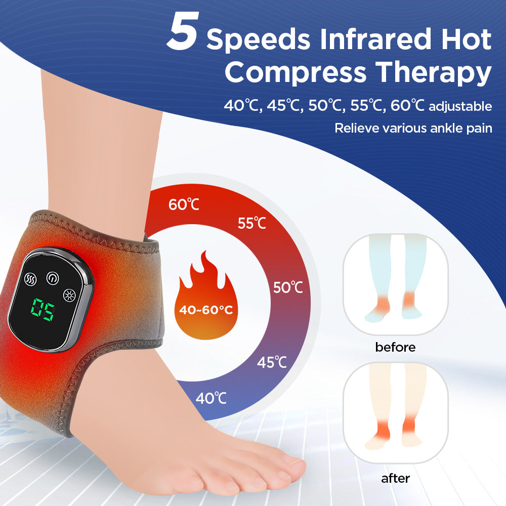 USB Rechargeable Ankle Heat Massager