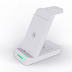 Three-in-One Fast Wireless Charger for iPhone and Samsung