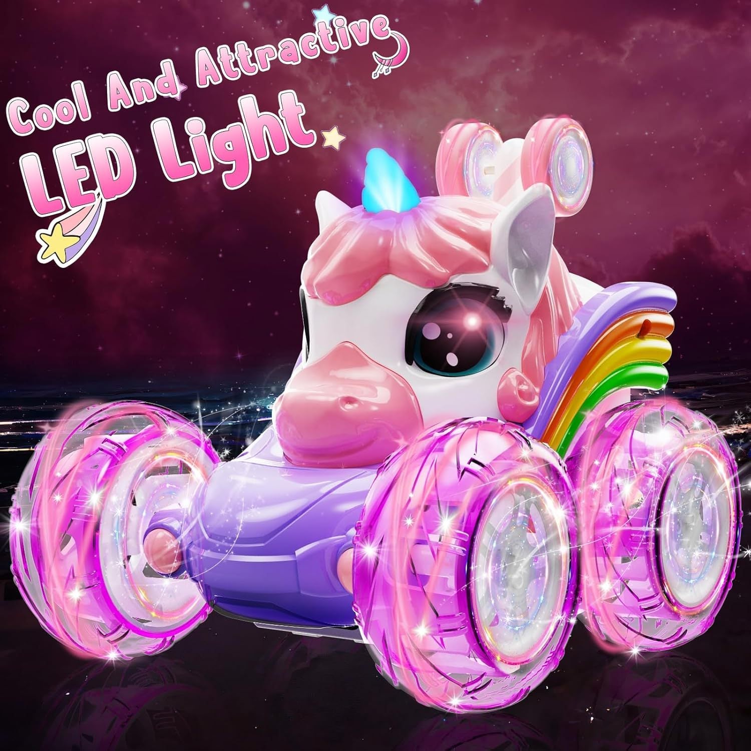 Unicorn Rolling Remote Control Car