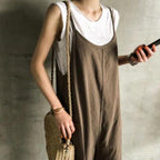 One-piece suspender trousers
