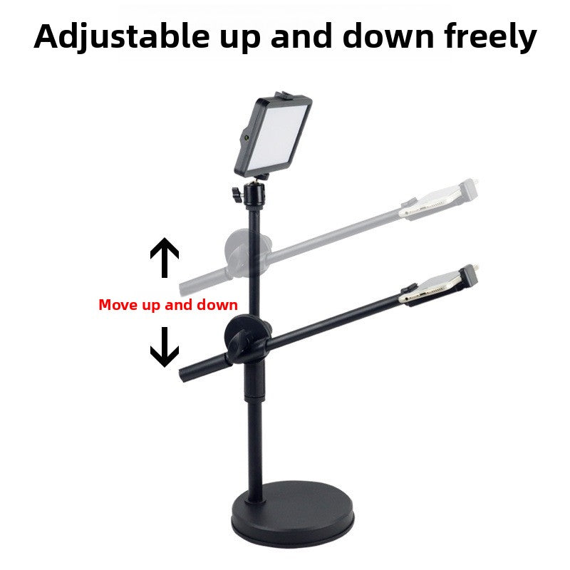 Desktop disc overhead shooting stand