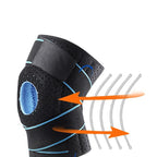 Exercise band with pressure silicone cold-sensitive knee guard