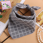 Korean style wave printing breathable absorbent square towel