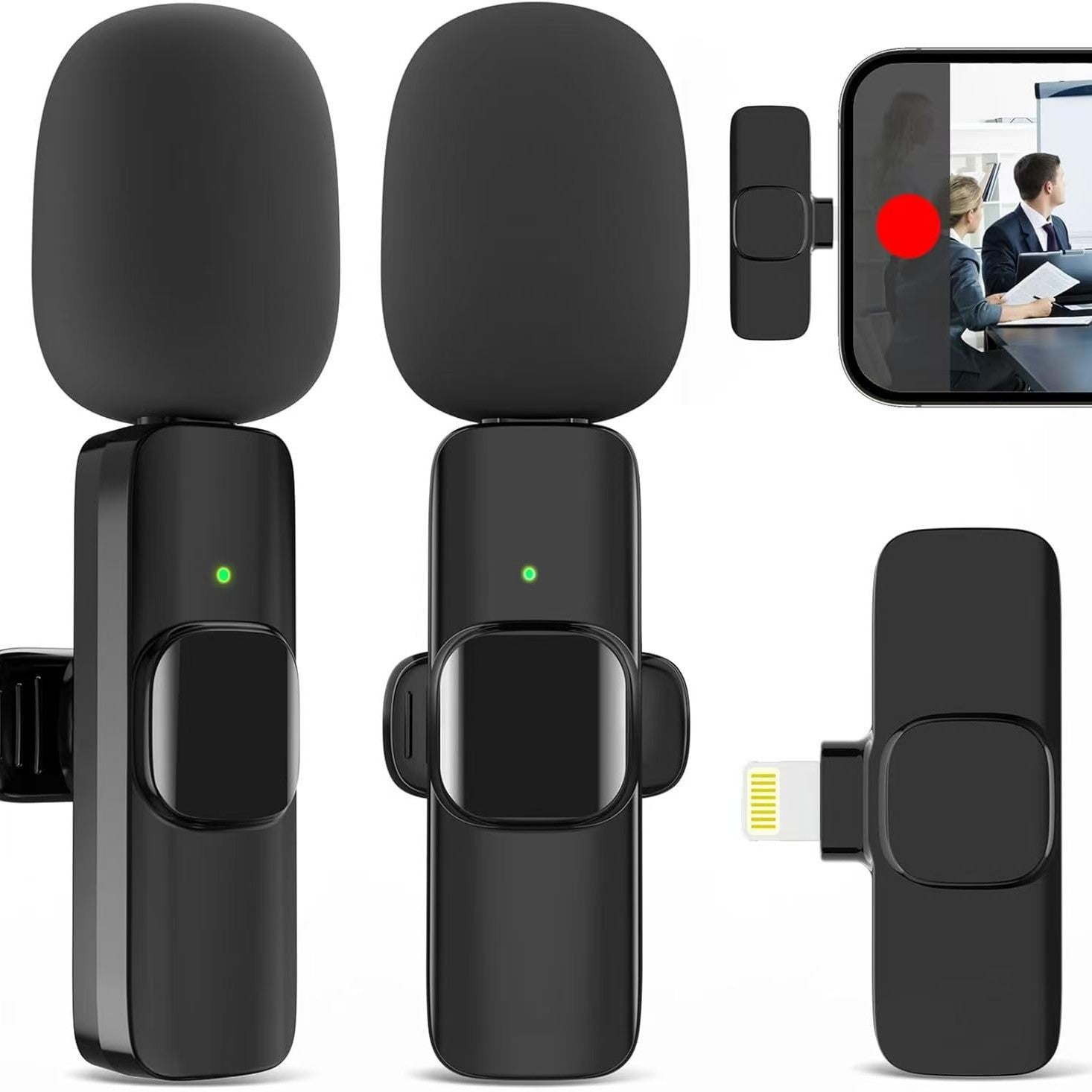 Wireless lavaliers microphone