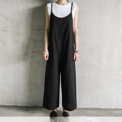 One-piece suspender trousers