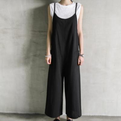 One-piece suspender trousers