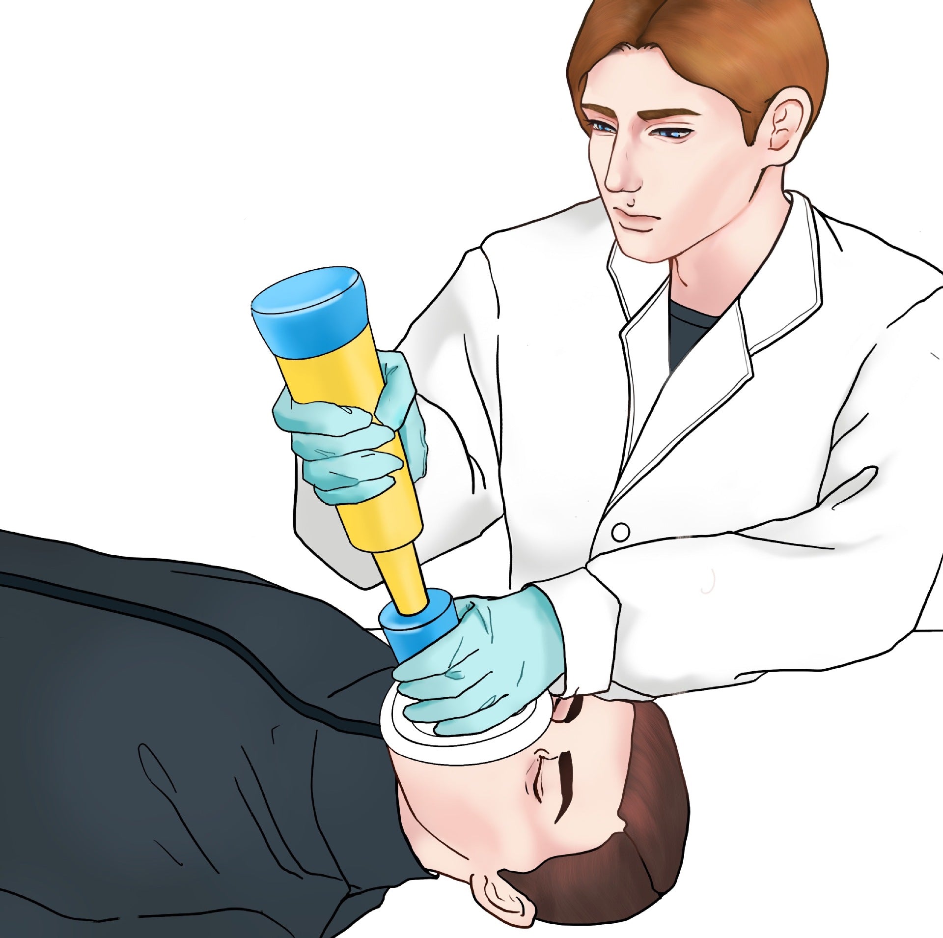Respiratory Training Mask for Choking Emergency Practice