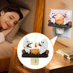 Halloween Ghost Campfire Flickering Night Light