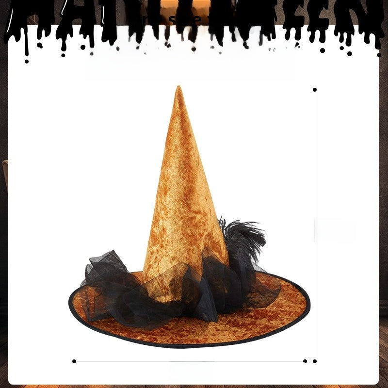 Halloween Witch Hat Party Decoration Cosplay Hat