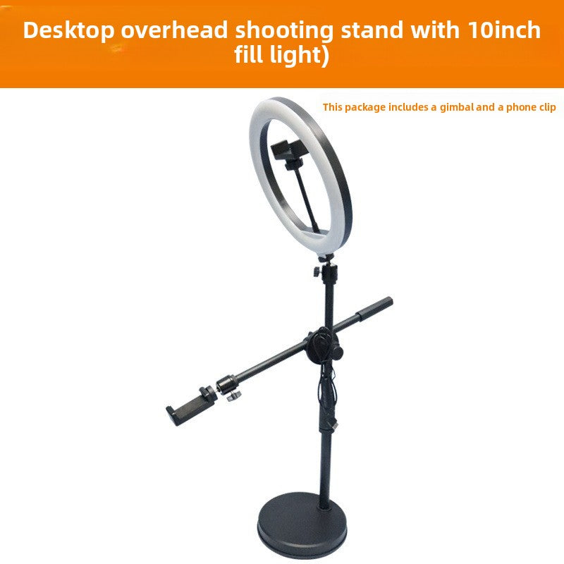 Desktop disc overhead shooting stand