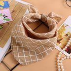 Korean style wave printing breathable absorbent square towel