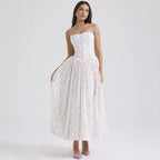 Elegant Floral Sling Dress