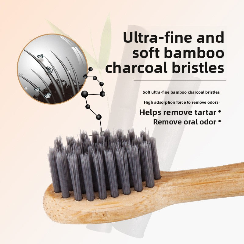 Biodegradable organic bamboo toothbrush