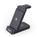 Three-in-One Fast Wireless Charger for iPhone and Samsung