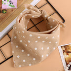 Korean style wave printing breathable absorbent square towel