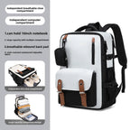 Unisex Casual Travel Backpack with Dry-Wet Separation