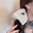 Silk Hair Tie Oversized Scrunchie