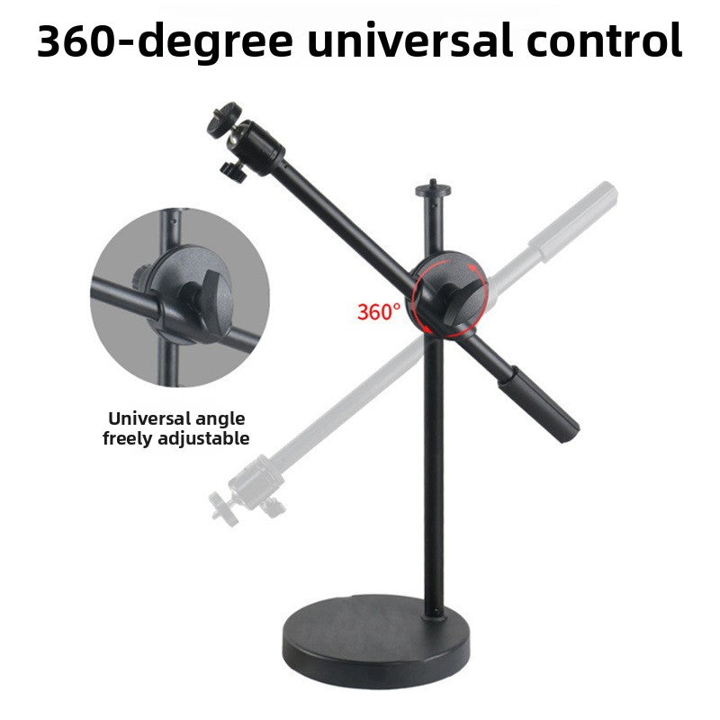 Desktop disc overhead shooting stand