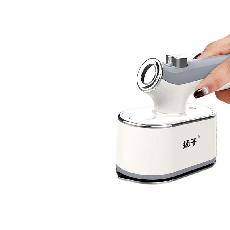 Handheld portable flat ironing machine