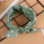 Korean style wave printing breathable absorbent square towel