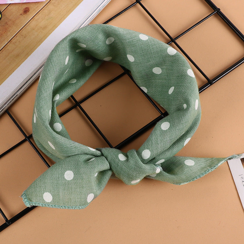 Korean style wave printing breathable absorbent square towel