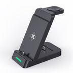 Three-in-One Fast Wireless Charger for iPhone and Samsung