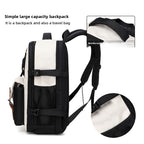 Unisex Casual Travel Backpack with Dry-Wet Separation