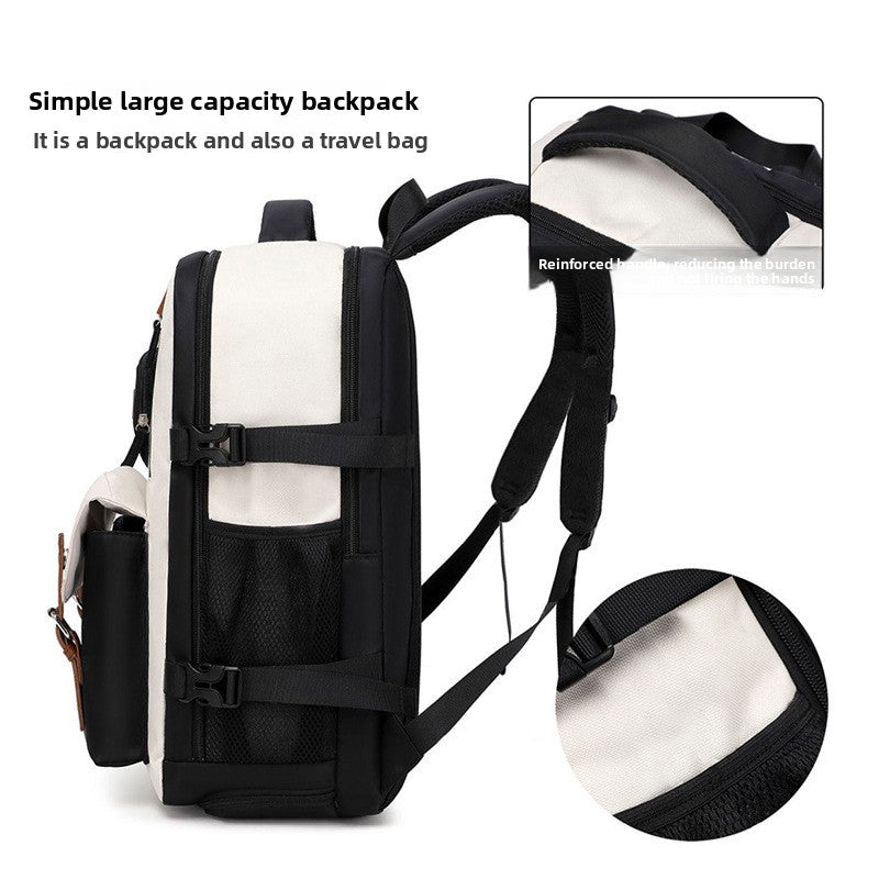 Unisex Casual Travel Backpack with Dry-Wet Separation