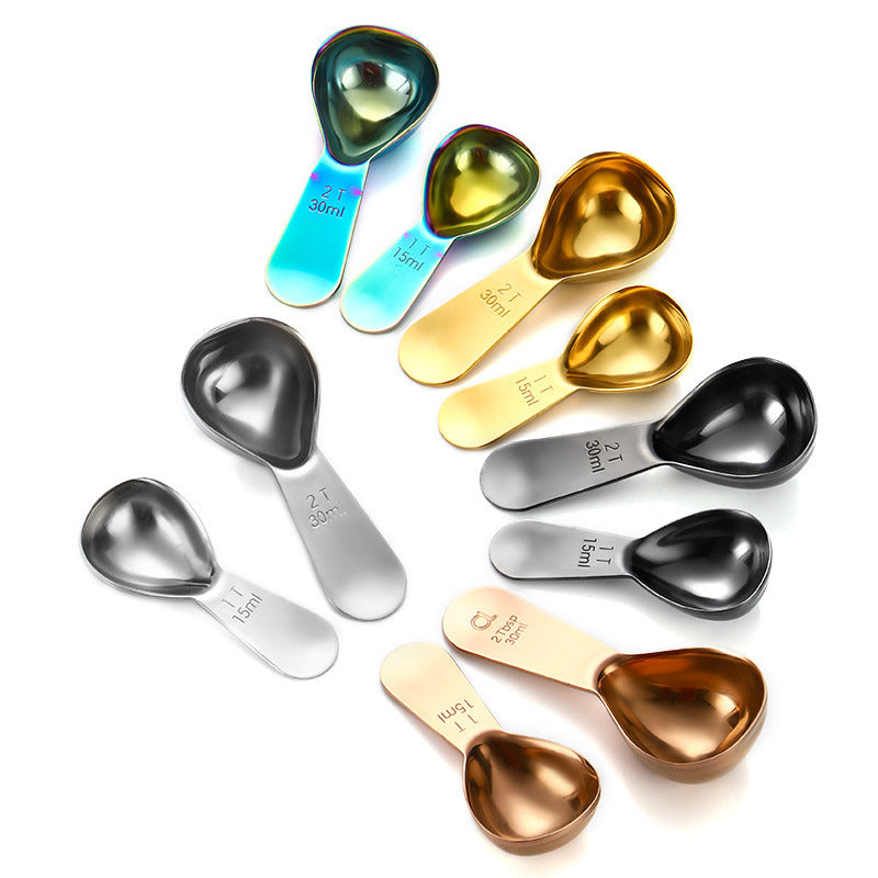 15ml baking tools coffee bean measuring spoon