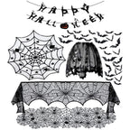 Halloween Spider Witch Bat Skull Door Curtain Party Decoration