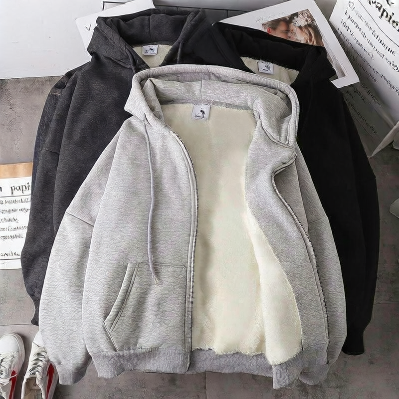 Jacket with Zipper Closure